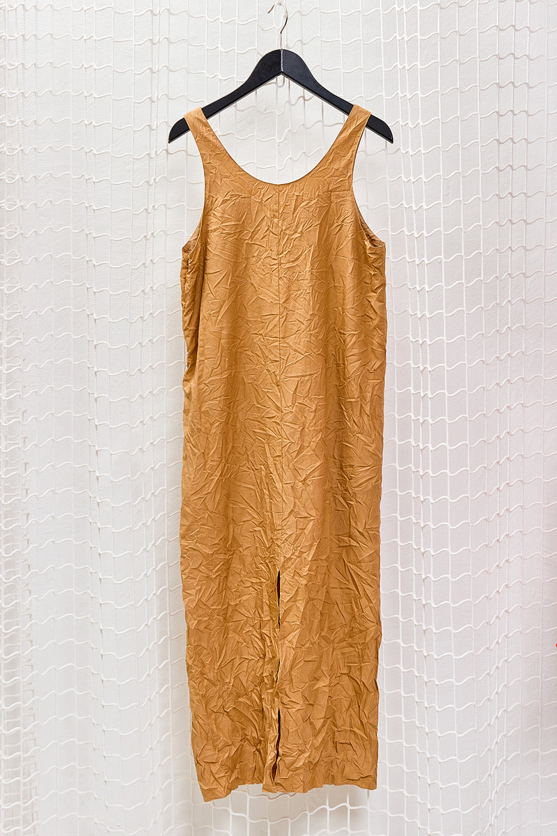 Camel Cotton Dress