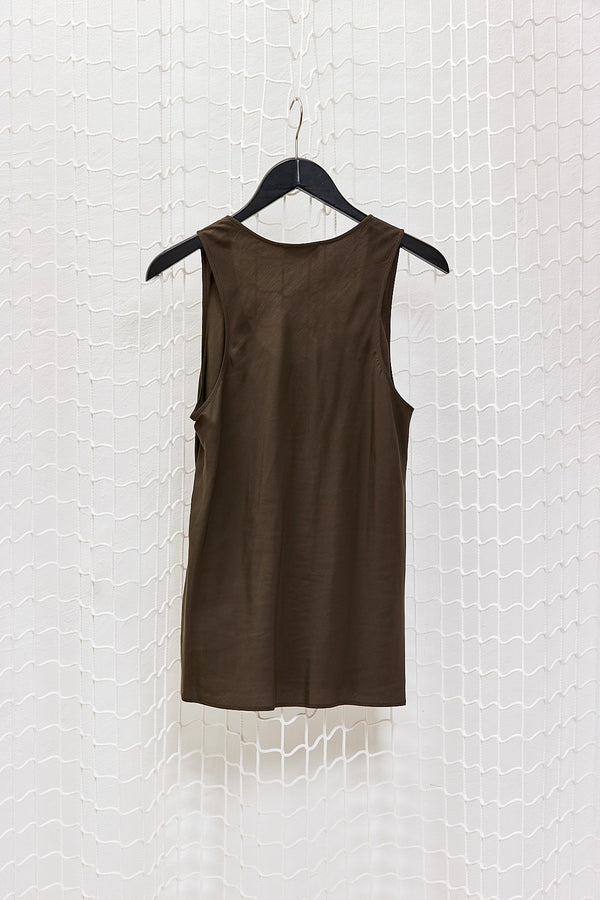 Bias cut tank top