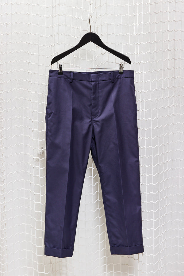 Dark Navy Cotton Pants