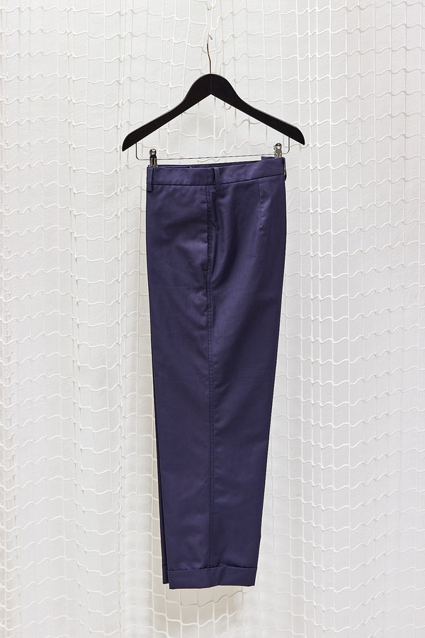 Dark Navy Cotton Pants