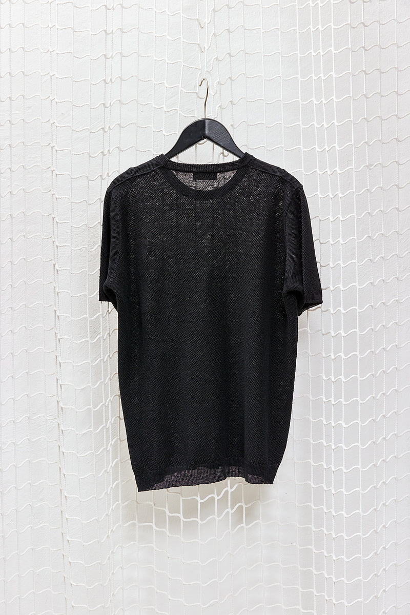 T-Shirt black knit